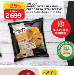 Auchan VALDOR PANÍROZOTT CSIRKEMELL ajánlat
