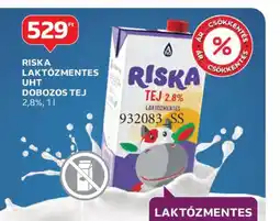 Auchan RISKA LAKTZMENTES UHT TEJ ajánlat
