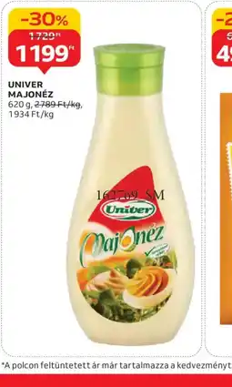 Auchan UNIVER MAJONÉZ ajánlat
