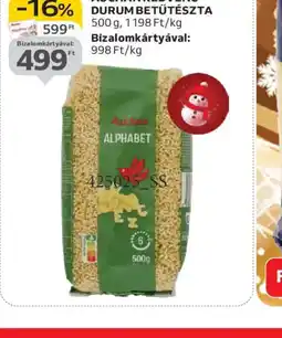 Auchan AUCHAN KEDVENC DURUMBETŰTÉSZTA ajánlat