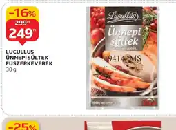 Auchan LUCULLUS ÜNNEPI SÜLTEK FŰSZERKEVERÉK ajánlat
