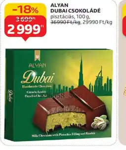 Auchan ALYAN DUBAI CSOKOLÁDÉ ajánlat