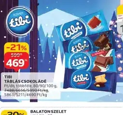Auchan TIBI TÁBLÁS CSOKOLÁDÉ ajánlat