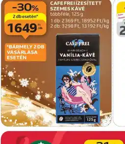 Auchan CAFE FREI ÍZESÍTETT SZEMES KÁVÉ ajánlat