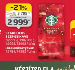 Auchan STARBUCKS SZEMES KÁVÉ ajánlat