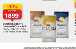 Auchan DOUWEEGBERTS OMNIA ŐRÖLT KÁVÉ ajánlat