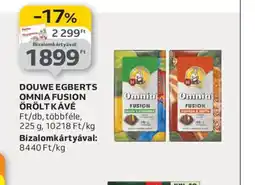 Auchan DOUWE EGBERTS OMNIA FUSION ŐRÖLT KÁVÉ ajánlat