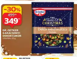 Auchan DR. OETKER KARÁCSONYI DEKOR CUKOR ajánlat