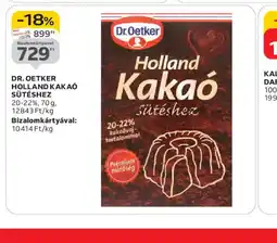 Auchan DR. OETKER HOLLAND KAKA SÜTÉSHEZ ajánlat