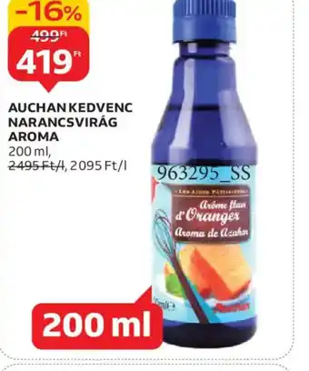Auchan AUCHAN NARANCSVIRÁG AROMA ajánlat