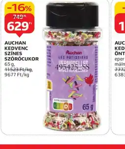 Auchan AUCHAN SZÍNES SZRCUKOR ajánlat