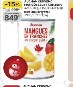 Auchan AUCHAN MANGSZELET KONZERV ajánlat