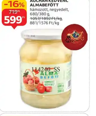 Auchan AUCHAN KEDVENC ALMABEFŐTT ajánlat