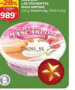 Auchan SZARVASI LAKTZMENTES MASCARPONE ajánlat