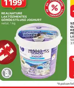 Auchan REALNATURE LAKTZMENTES GÖRÖG JOGHURT ajánlat