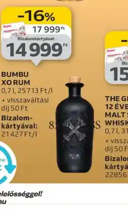 Auchan BUMBU XO RUM ajánlat