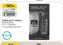 Auchan THREE SIXTY VODKA ajánlat