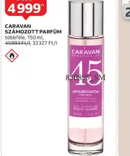 Auchan CARAVAN SZÁMOZOTT PARFÜM ajánlat