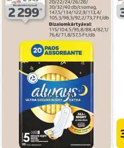 Auchan ALWAYS EGÉSZSÉGÜGYI BETÉT ajánlat