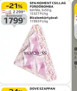 Auchan SPA MOMENT CSILLAG FÜRDŐBOMBA ajánlat