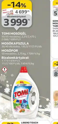 Auchan TOMI MOSGÉL ajánlat