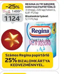 Auchan REGINA ULTR'ABSORB PAPÍRTÖRLŐ ajánlat