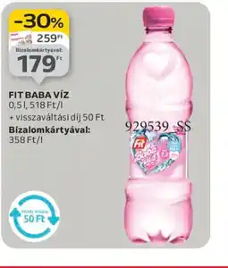 Auchan FIT BABA VÍZ ajánlat