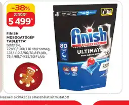 Auchan FINISH MOSOGATGÉP TABLETTA ajánlat