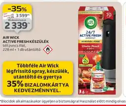 Auchan AIR WICK ACTIVE FRESH KÉSZÜLÉK ajánlat
