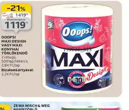 Auchan OOOPS! MAXI KONYHAI TÖRLŐKENDŐ ajánlat