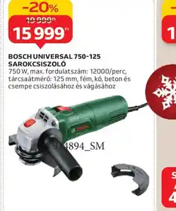 Auchan BOSCH UNIVERSAL 750-125 SAROKCSISZOL ajánlat