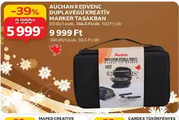 Auchan AUCHAN DUPLAVÉGŰ KREATÍV MARKER ajánlat