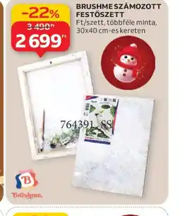Auchan BRUSHME SZÁMOZOTT FESTŐSZETT ajánlat