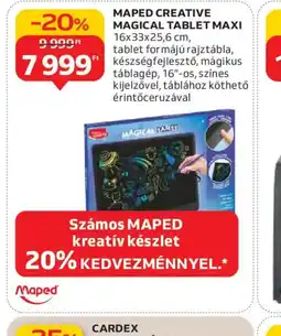 Auchan MAPED CREATIVE MAGICAL TABLET MAXI ajánlat