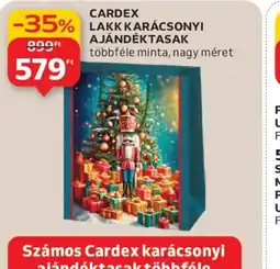 Auchan CARDEX LAKK KARÁCSONYI AJÁNDÉKTASAK ajánlat