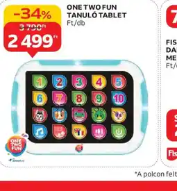 Auchan ONE TWO FUN TANUL TABLET ajánlat