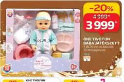 Auchan ONE TWO FUN BABA JÁTÉKSZETT ajánlat