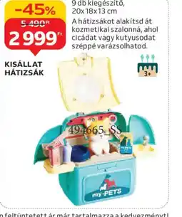 Auchan MY-PETS KISÁLLAT HÁTIZSÁK ajánlat