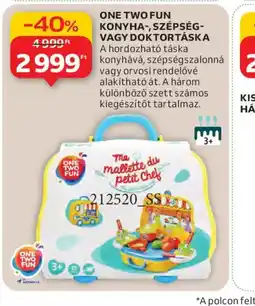 Auchan ONE TWO FUN DOKTORTÁSKA ajánlat