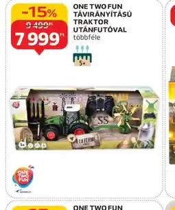 Auchan ONE TWO FUN TÁVIRÁNYÍTÁSÚ TRAKTOR ajánlat
