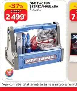 Auchan ONE TWO FUN SZERSZÁMOSLÁDA ajánlat