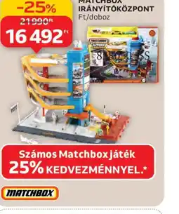 Auchan MATCHBOX IRÁNYÍTKÖZPONT ajánlat