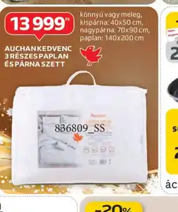 Auchan AUCHAN KEDVENC PAPLAN ÉS PÁRNA SZETT ajánlat