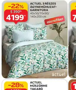 Auchan ACTUEL ÁGYNEMŰHUZAT-GARNITÚRA ajánlat