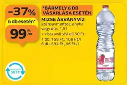 Auchan Mizse ásványvíz ajánlat