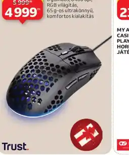 Auchan TRUST GXT928 HELOX GAMING EGÉR ajánlat