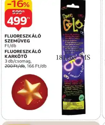 Auchan GLO FLUORESZKÁL SZEMÜVEG/KARKÖTŐ ajánlat