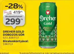 Auchan DREHER GOLD DOBOZOS SÖR ajánlat