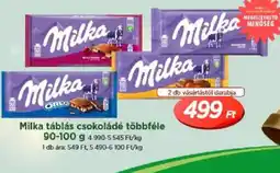 Real Milka táblás csokoládé ajánlat
