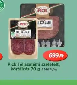 Real PICK Téliszalámi szeletelt ajánlat